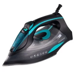Daewoo 3100W Steam Iron with Anti-Drip Steam Blast and Self-Cleaning Function - Black